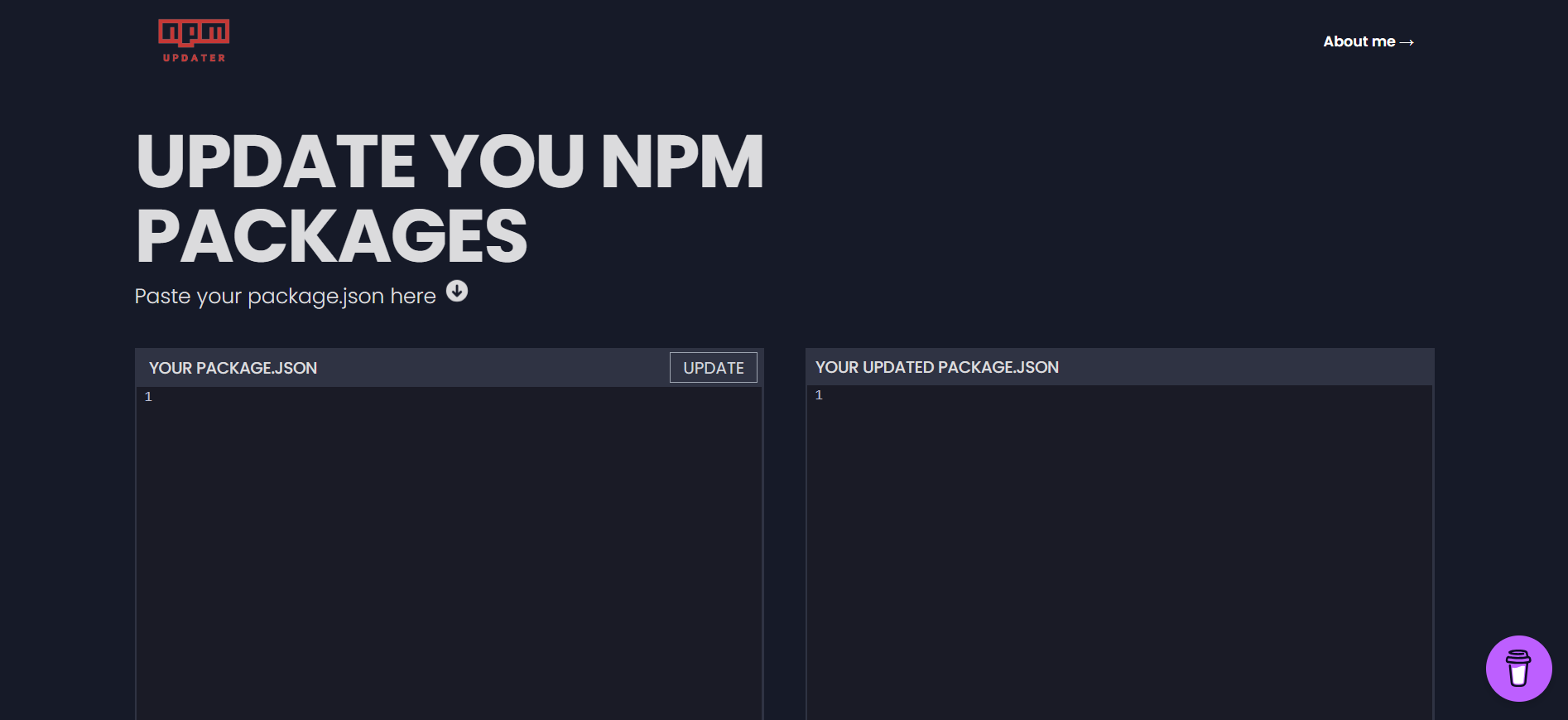 NPM Packages Updater